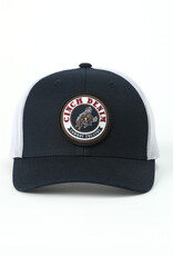 Cinch Mens Cinch Navy Cowboy Country Round Patch Mesh Snapback Trucker Ball Cap