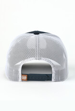 Cinch Mens Cinch Navy Cowboy Country Round Patch Mesh Snapback Trucker Ball Cap