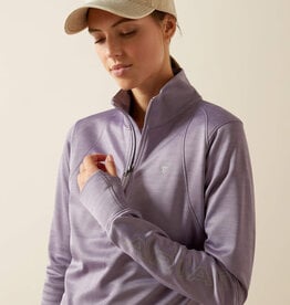 Ariat Womens Ariat Purple Ash Tek Team Cold Series 1/2 Zip Pullover