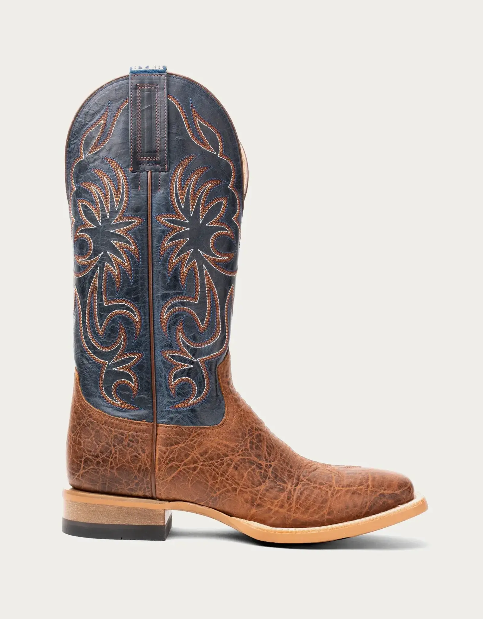 Hyer Boots Mens Hyer Burdett Brown Clay Square Toe Western Cowboy Boot