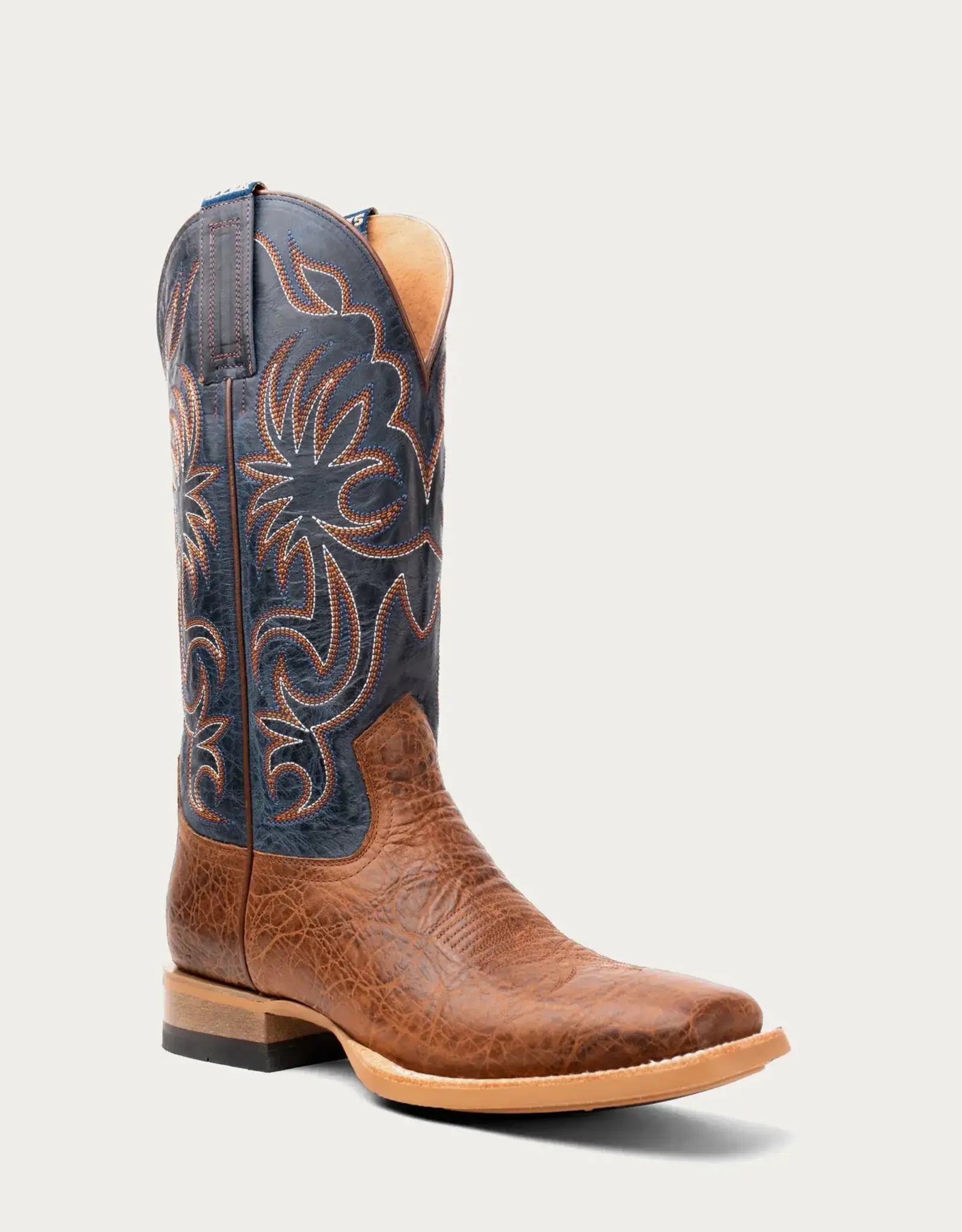 Hyer Boots Mens Hyer Burdett Brown Clay Square Toe Western Cowboy Boot