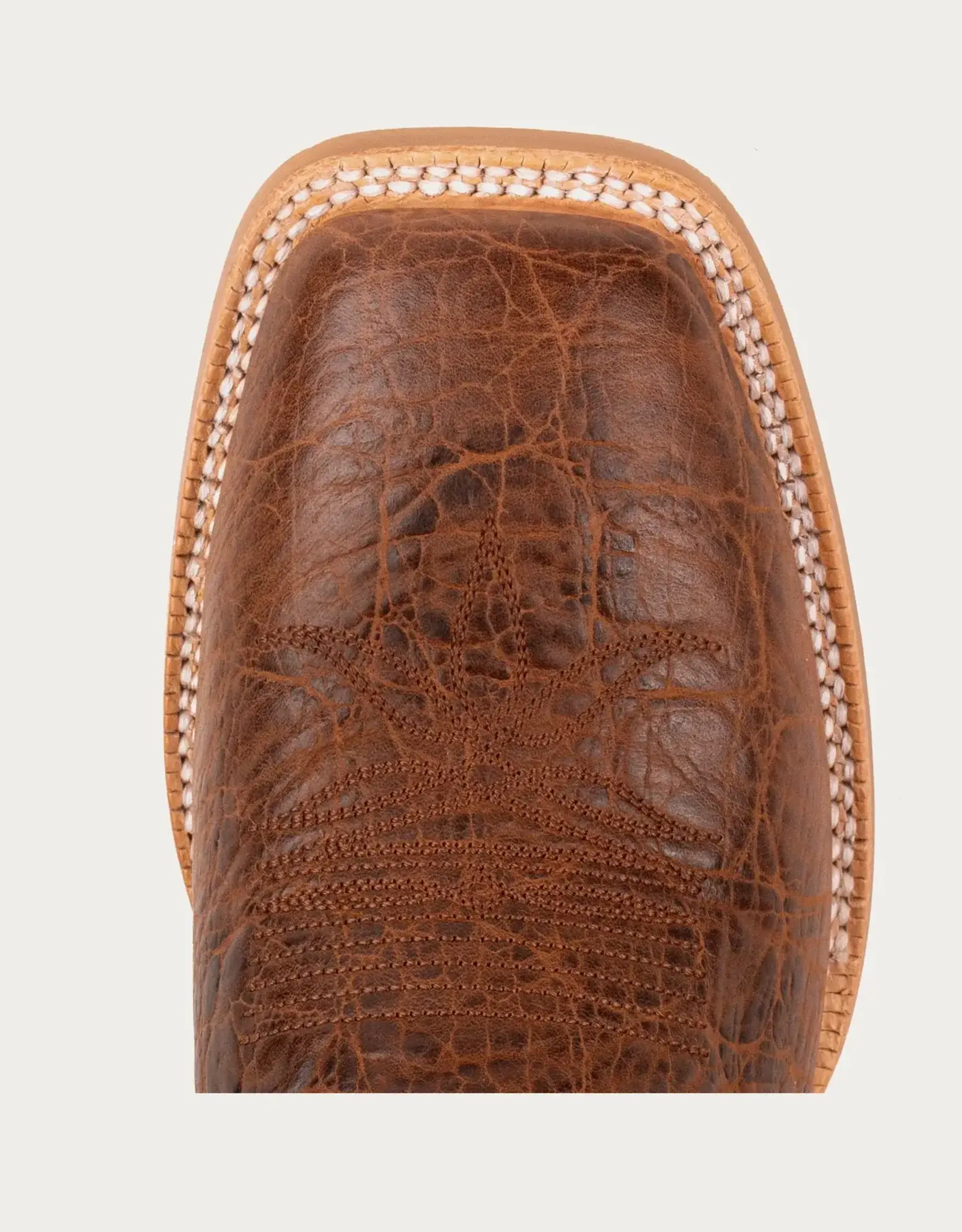 Hyer Boots Mens Hyer Burdett Brown Clay Square Toe Western Cowboy Boot