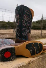 Hyer Boots Mens Hyer Burdett Brown Clay Square Toe Western Cowboy Boot