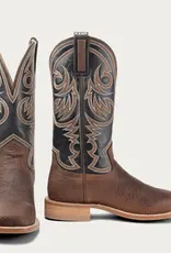 Hyer Boots Mens Hyer Sawyer Shrunken Shoulder Dark Navy Square Toe Western Cowboy Boot