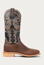 Hyer Boots Mens Hyer Sawyer Shrunken Shoulder Dark Navy Square Toe Western Cowboy Boot