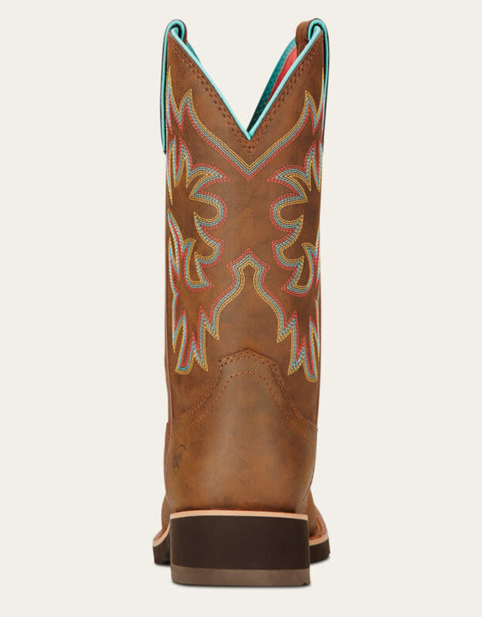 Ariat Ariat Womens  Delilah Toasted Distress Square Toe Western Riding Boot