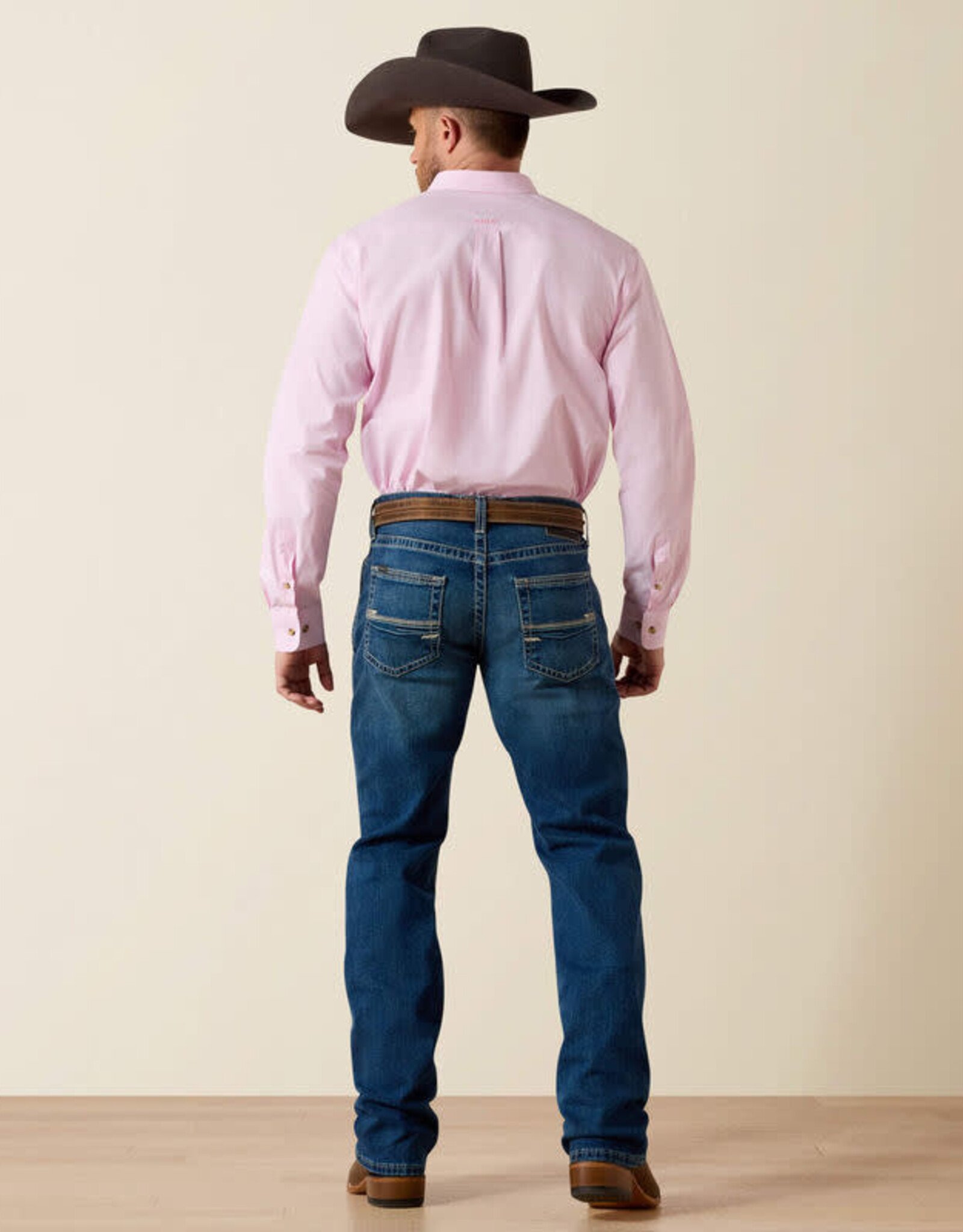 Ariat Mens Ariat M5 Stretch Straight Leg Stackable Western Riding Jean