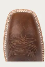 Hyer Boots Hyer Womens Little River Brown Metallic Red Wide Square Toe Cowboy Boots