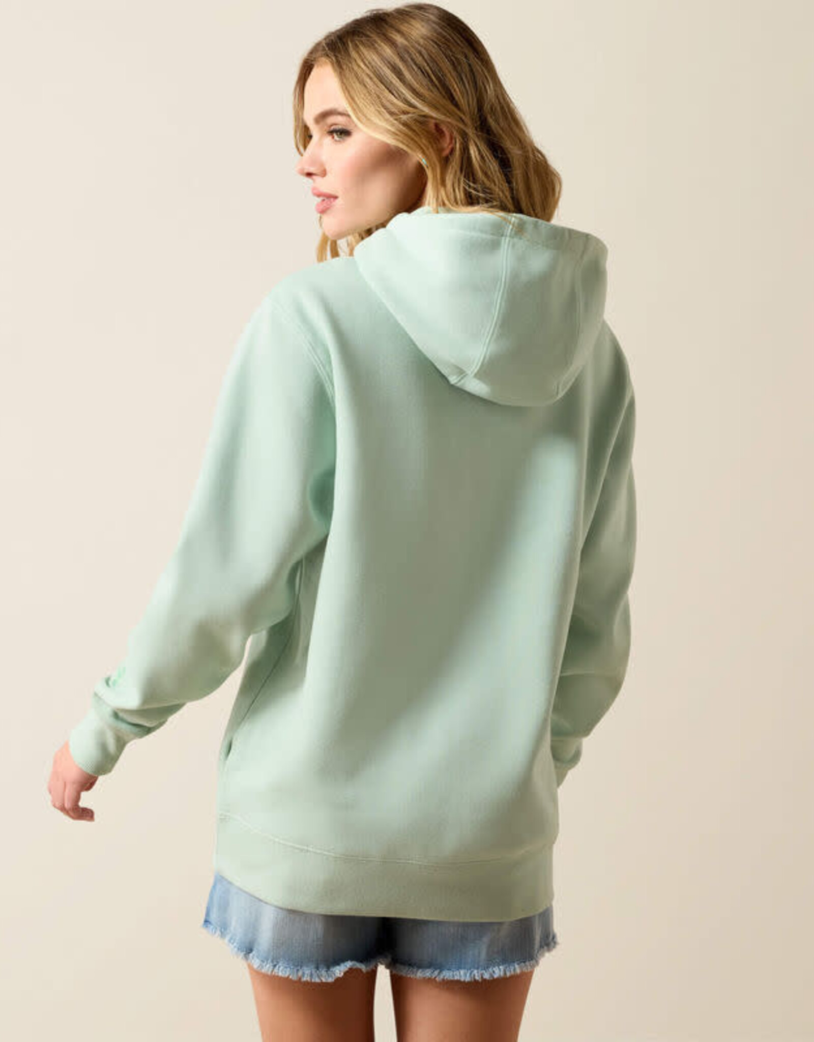 Ariat Womens Ariat Logo 2.0 Silt Green Pullover Hoodie