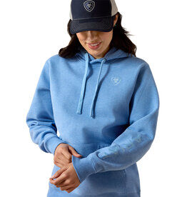 Ariat Womens Ariat Logo 2.0 Ultramarine Heather Blue Pullover Hoodie