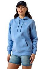 Ariat Womens Ariat Logo 2.0 Ultramarine Heather Blue Pullover Hoodie