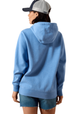 Ariat Womens Ariat Logo 2.0 Ultramarine Heather Blue Pullover Hoodie