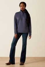 Ariat Womens Ariat Ombre Blue Breeze Logo 1/2 Zip Pullover Sweatshirt