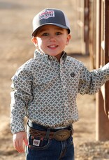 Cinch Boys Infant Cinch Long Sleeve Cream Olive Western Button Shirt
