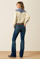 Ariat Ariat Womens Mid Rise Fiona Istanbul Boot Cut Denim Western Riding Jean