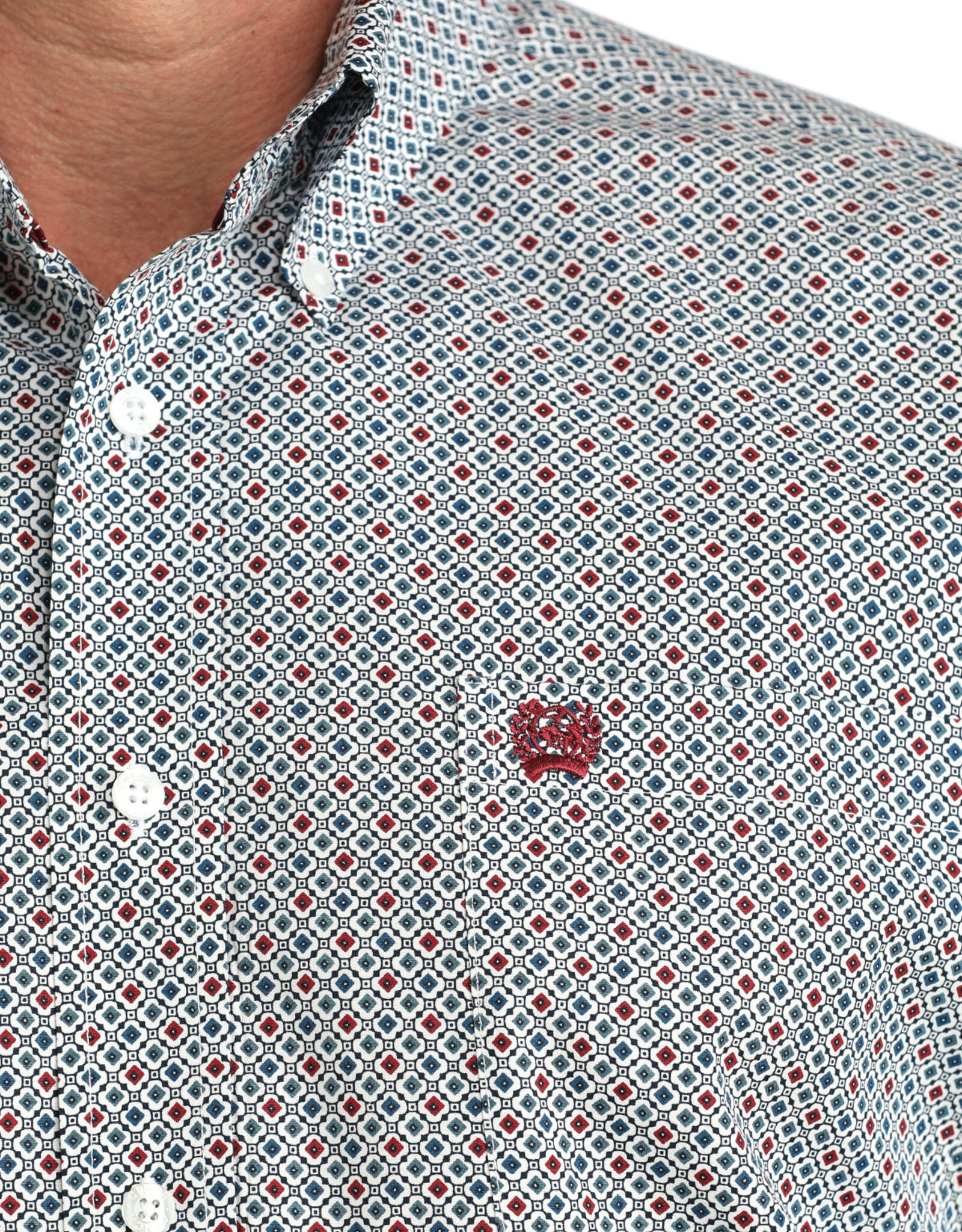 Cinch Mens Classic Cinch Multi Color Print Long Sleeve Western Button Shirt