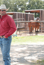 Cinch Mens Cinch Red Geo Print Long Sleeve Western Button Arena Shirt