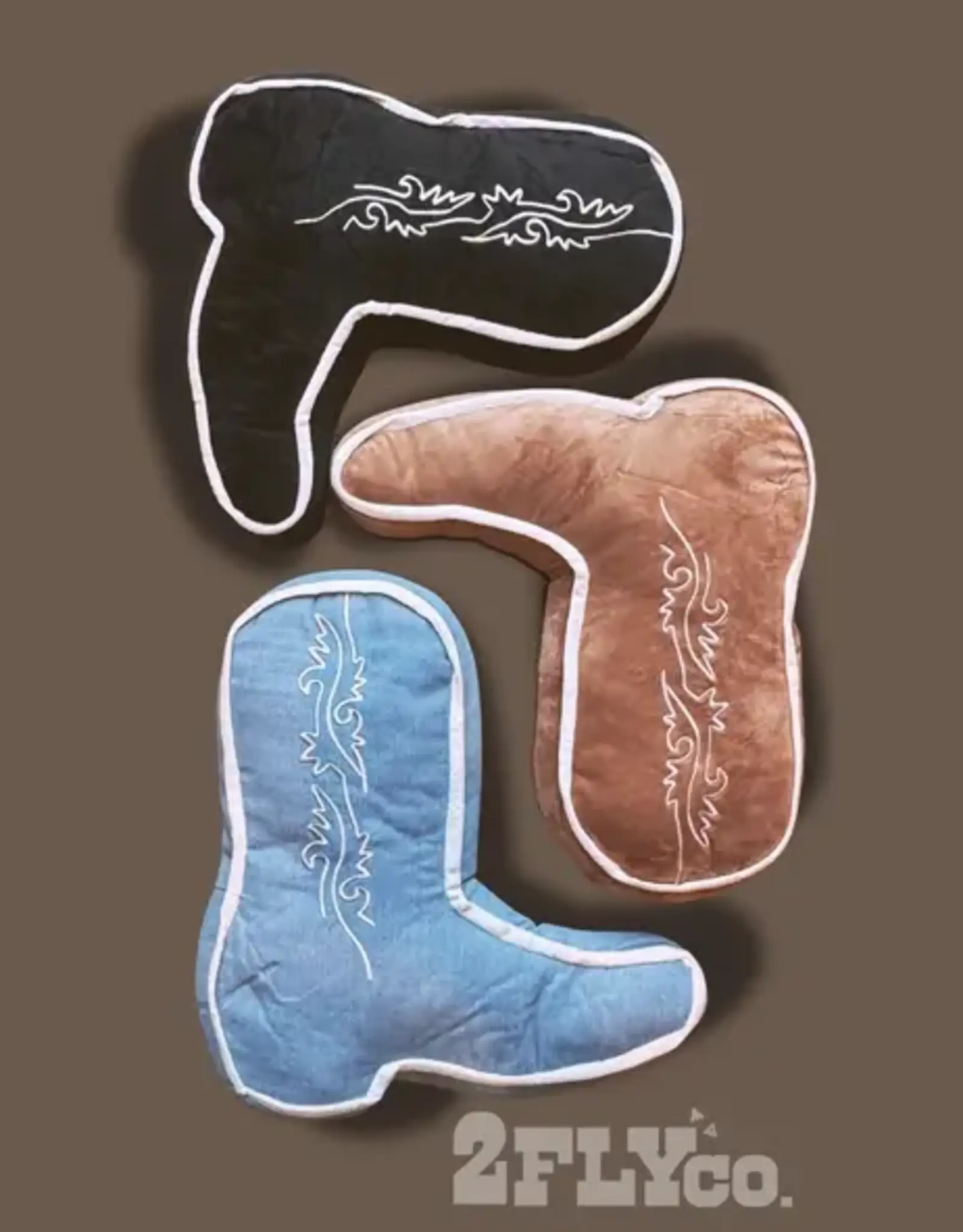 2 Fly Co Cowboy Boot Pillow