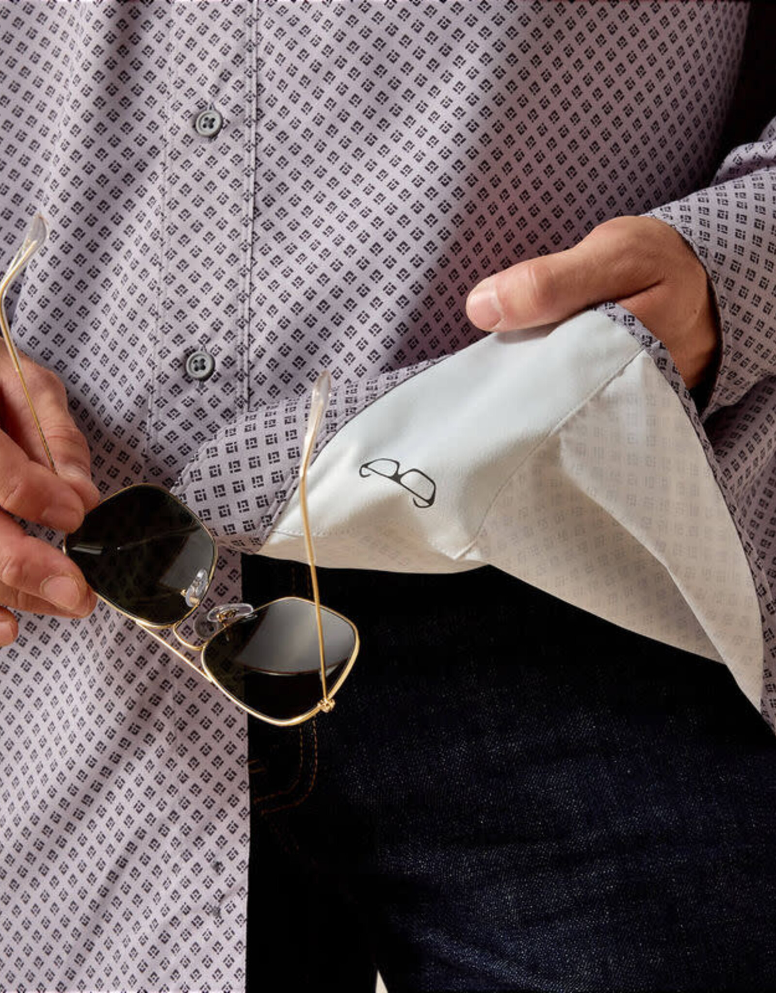 Ariat Mens Ariat Grey Printed VentTEK Outbound Classic Fit Shirt