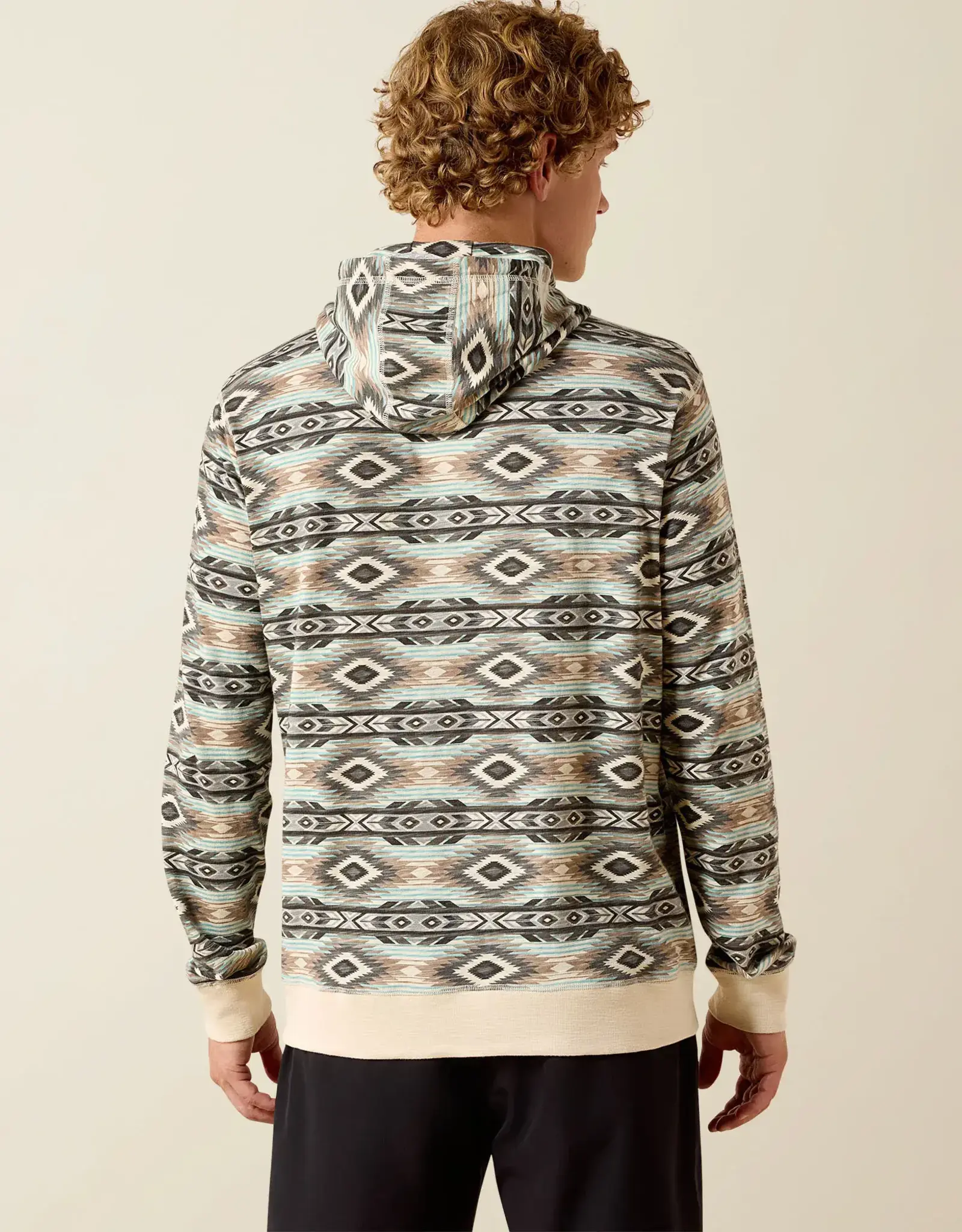 Ariat Mens Ariat Retro Light Weight Aztec Pullover Hoodie