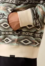 Ariat Mens Ariat Retro Light Weight Aztec Pullover Hoodie