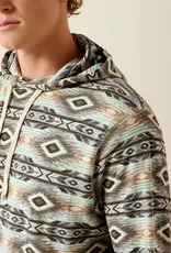 Ariat Mens Ariat Retro Light Weight Aztec Pullover Hoodie