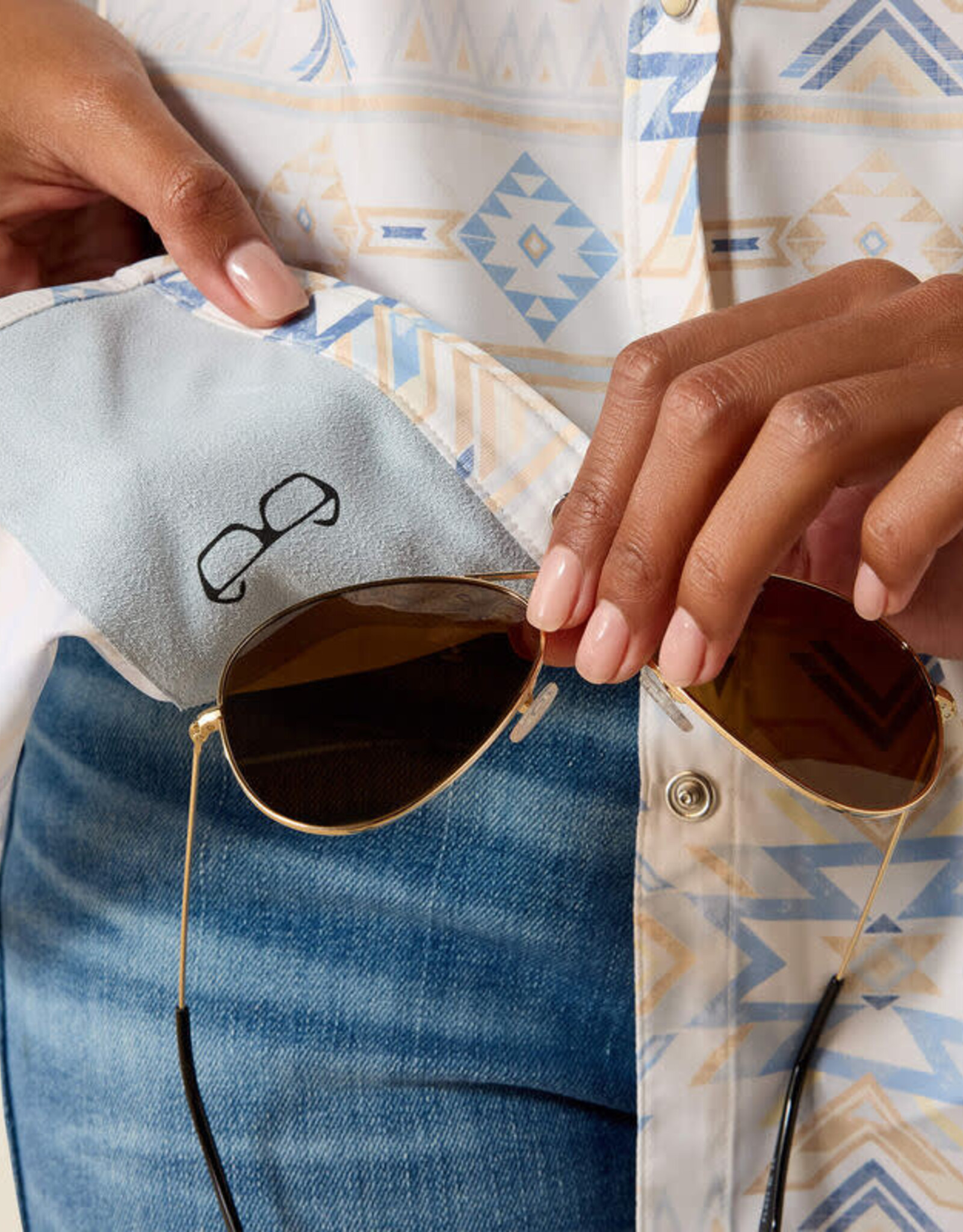 Ariat Womens Ariat Southwest Print Long Sleeve Western VentTEK Snap Shirt