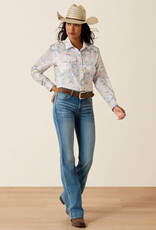 Ariat Womens Ariat Southwest Print Long Sleeve Western VentTEK Snap Shirt