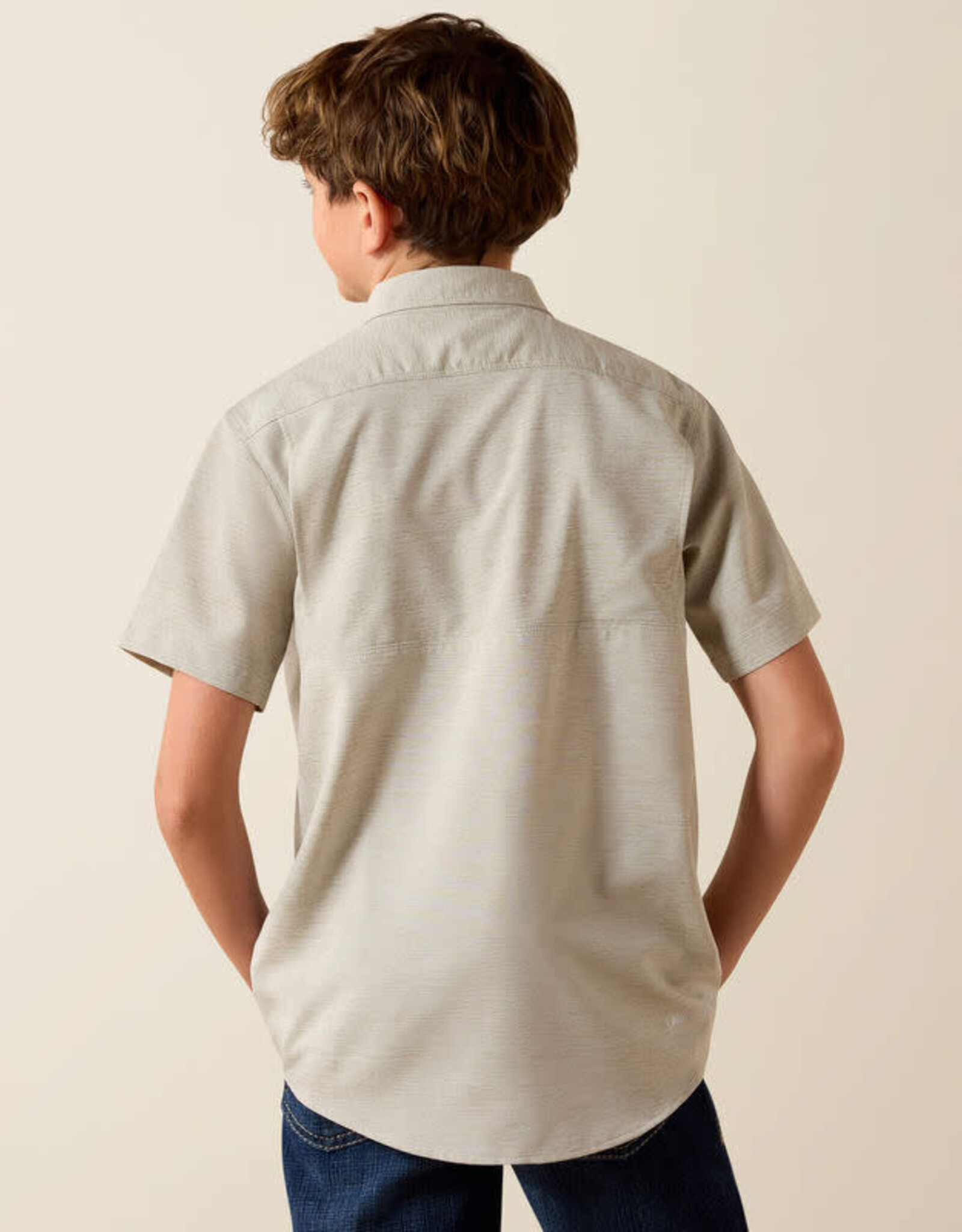 Ariat Boys Ariat VenTEK Outbound Heathered Classic Fit Shirt