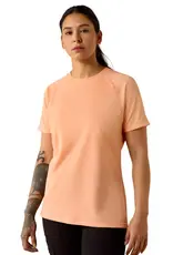 Ariat Womens Ariat Orange Rebar Heat Fighter Essential Short Sleeve T Shirt