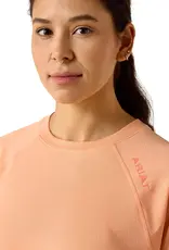 Ariat Womens Ariat Orange Rebar Heat Fighter Essential Short Sleeve T Shirt