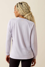 Ariat Womens Ariat Lilac Rebar Heat Fighter Essential Long Sleeve T Shirt