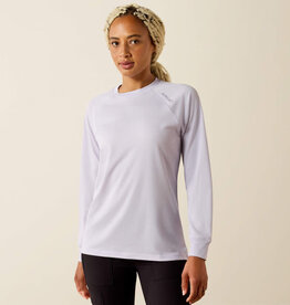 Ariat Womens Ariat Lilac Rebar Heat Fighter Essential Long Sleeve T Shirt