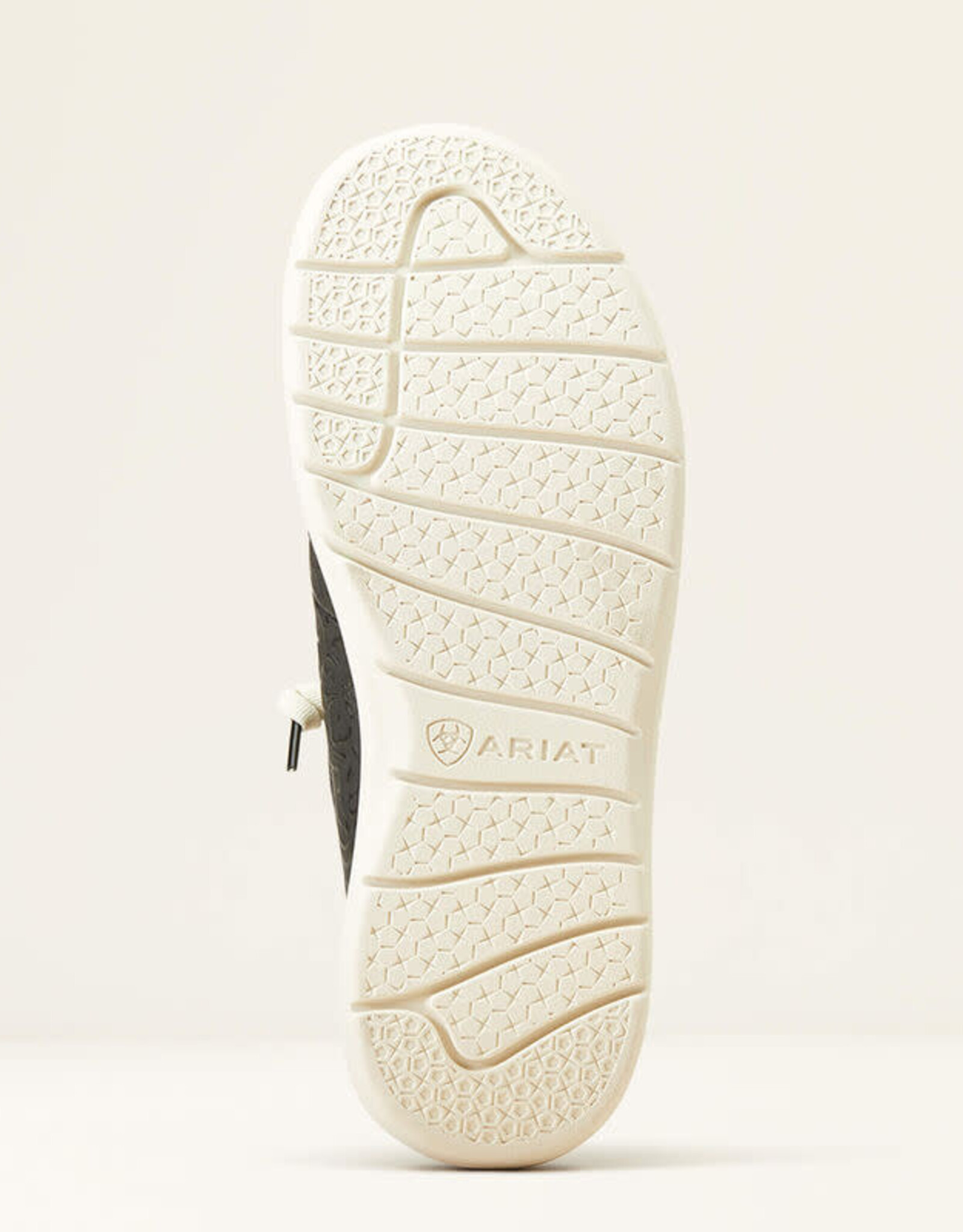 Ariat Womens Ariat Black Floral Embossed Western Hilo Shoe