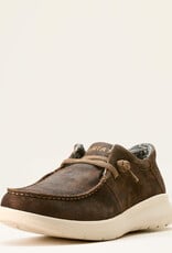 Ariat Mens Ariat Hilo Stretch Lace Up Western Brown Shoe