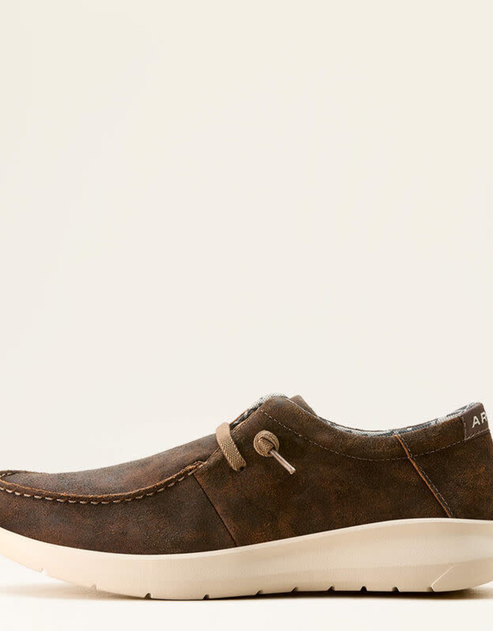 Ariat Mens Ariat Hilo Stretch Lace Up Western Brown Shoe