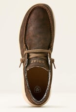 Ariat Mens Ariat Hilo Stretch Lace Up Western Brown Shoe