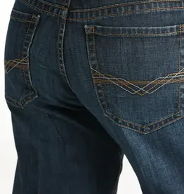 Cinch Mens Cinch Relax Fit Boot Cut Grant Dark Stone Wash Western Denim Jean