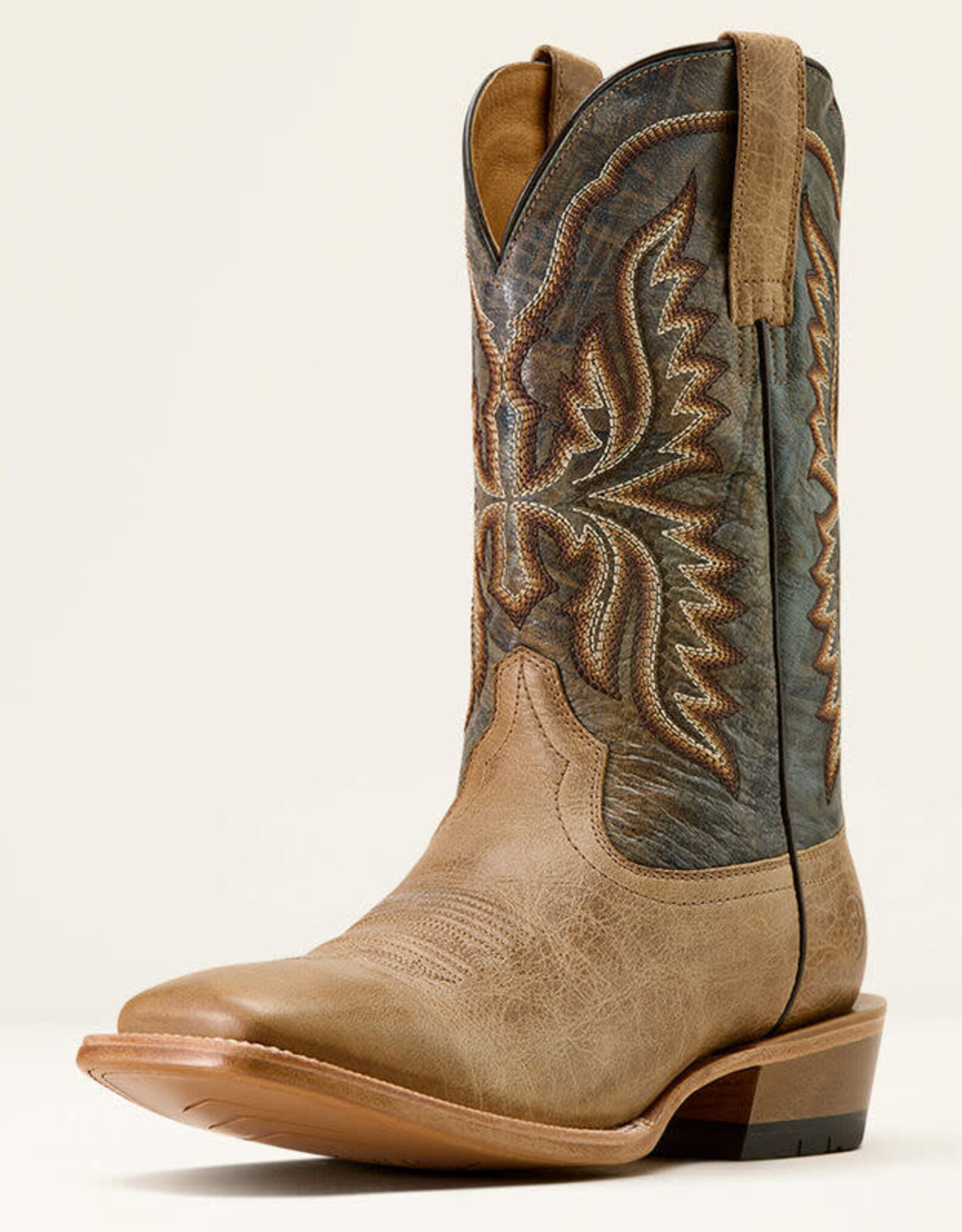 Ariat Mens Ariat Desert Bone Preston Wide Square Toe Cowboy Boot