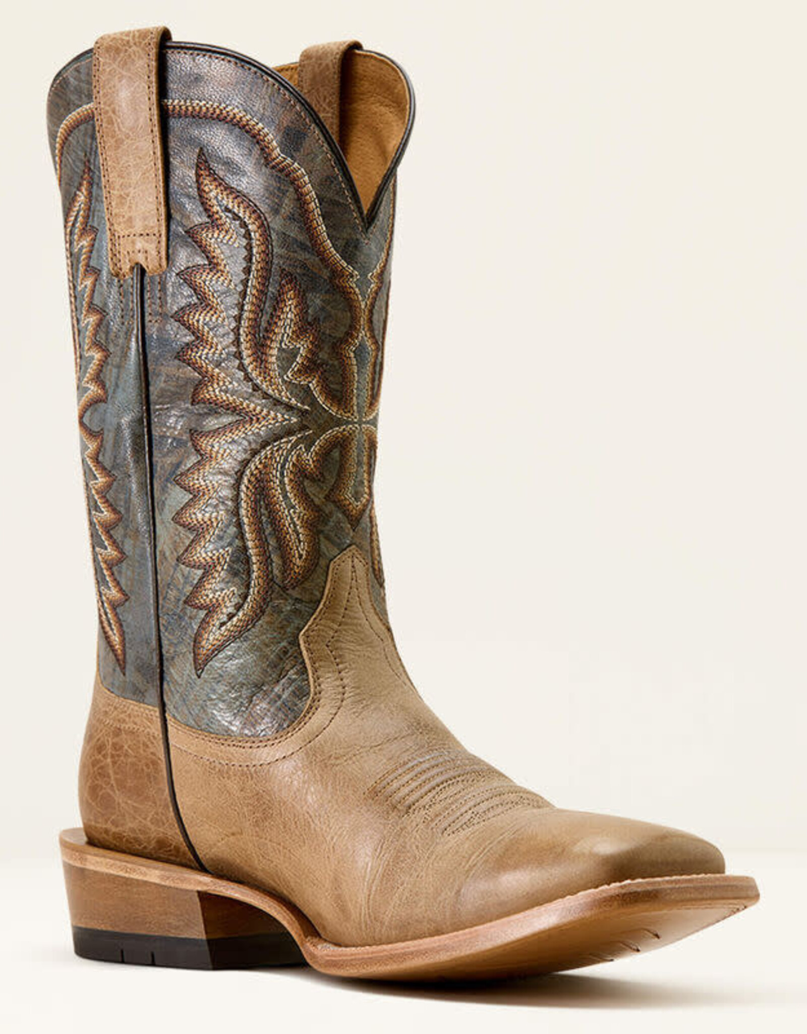 Ariat Mens Ariat Desert Bone Preston Wide Square Toe Cowboy Boot