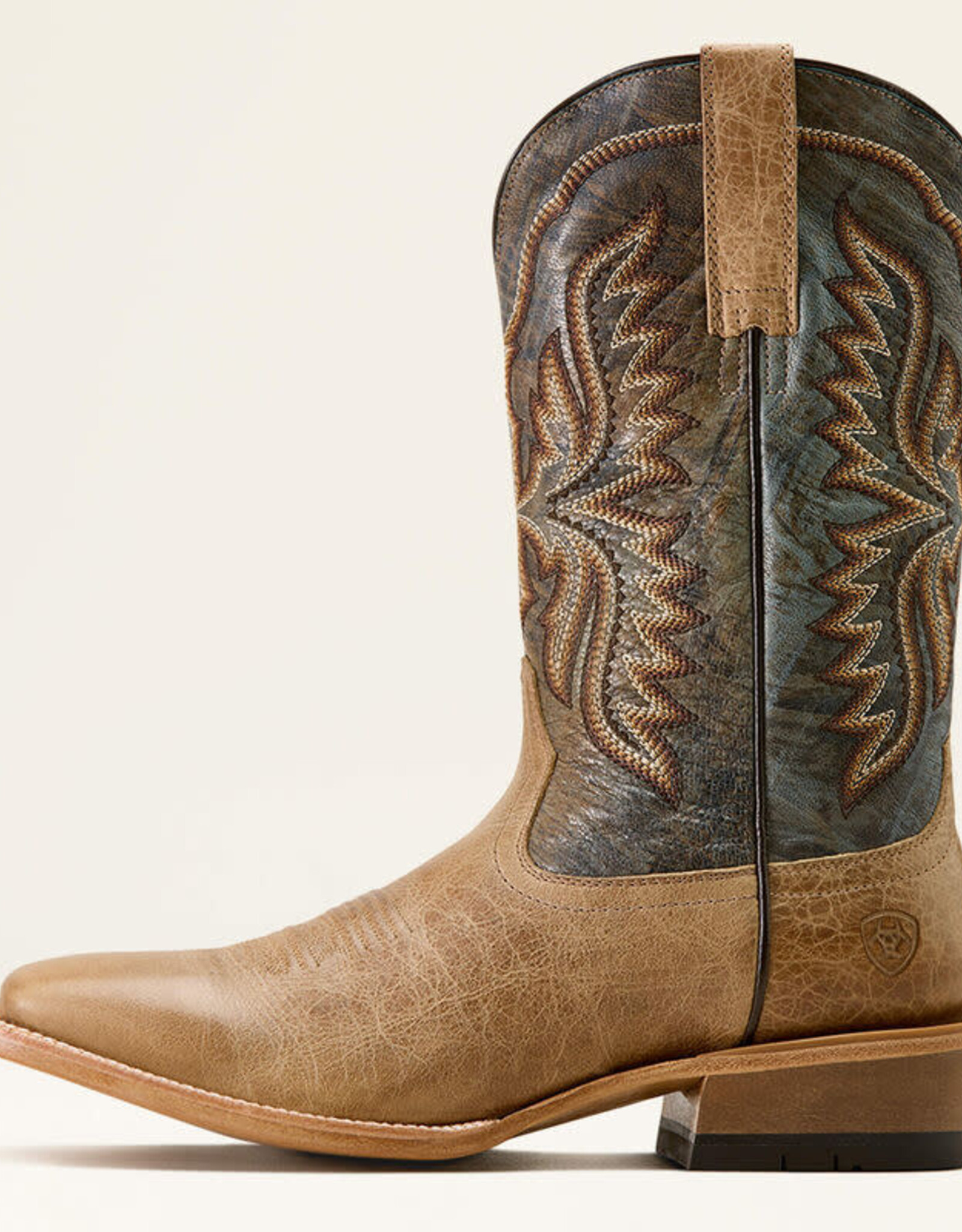 Ariat Mens Ariat Desert Bone Preston Wide Square Toe Cowboy Boot