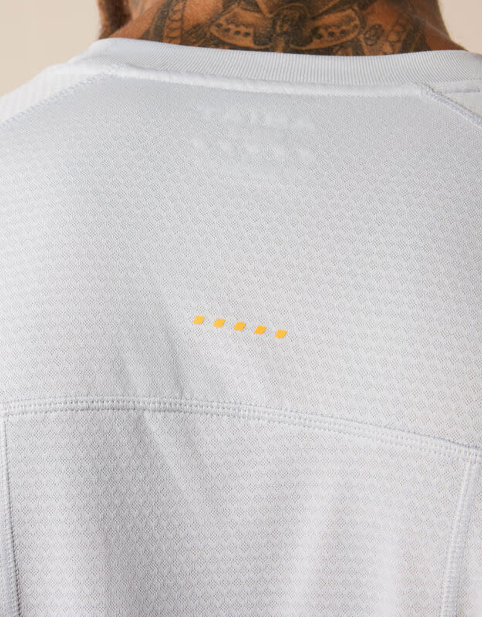 Ariat Mens Ariat Grey Rebar Heat Fighter Long Sleeve T-Shirt