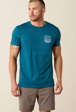 Ariat Mens Ariat Stripe Patriotic Badge Short Sleeve T-Shirt