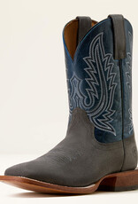 Ariat Mens Ariat Iron Grey Roughout County Roads Wide Square Toe Cowboy Boot