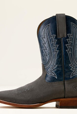 Ariat Mens Ariat Iron Grey Roughout County Roads Wide Square Toe Cowboy Boot