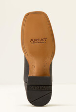 Ariat Mens Ariat Iron Grey Roughout County Roads Wide Square Toe Cowboy Boot