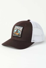 Cinch Mens Cinch Be Legendary Patch Brown N White Mesh Snapback Trucker Ball Cap