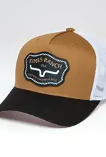 Kimes Ranch Hawkins WW Brown Patch Ball Cap