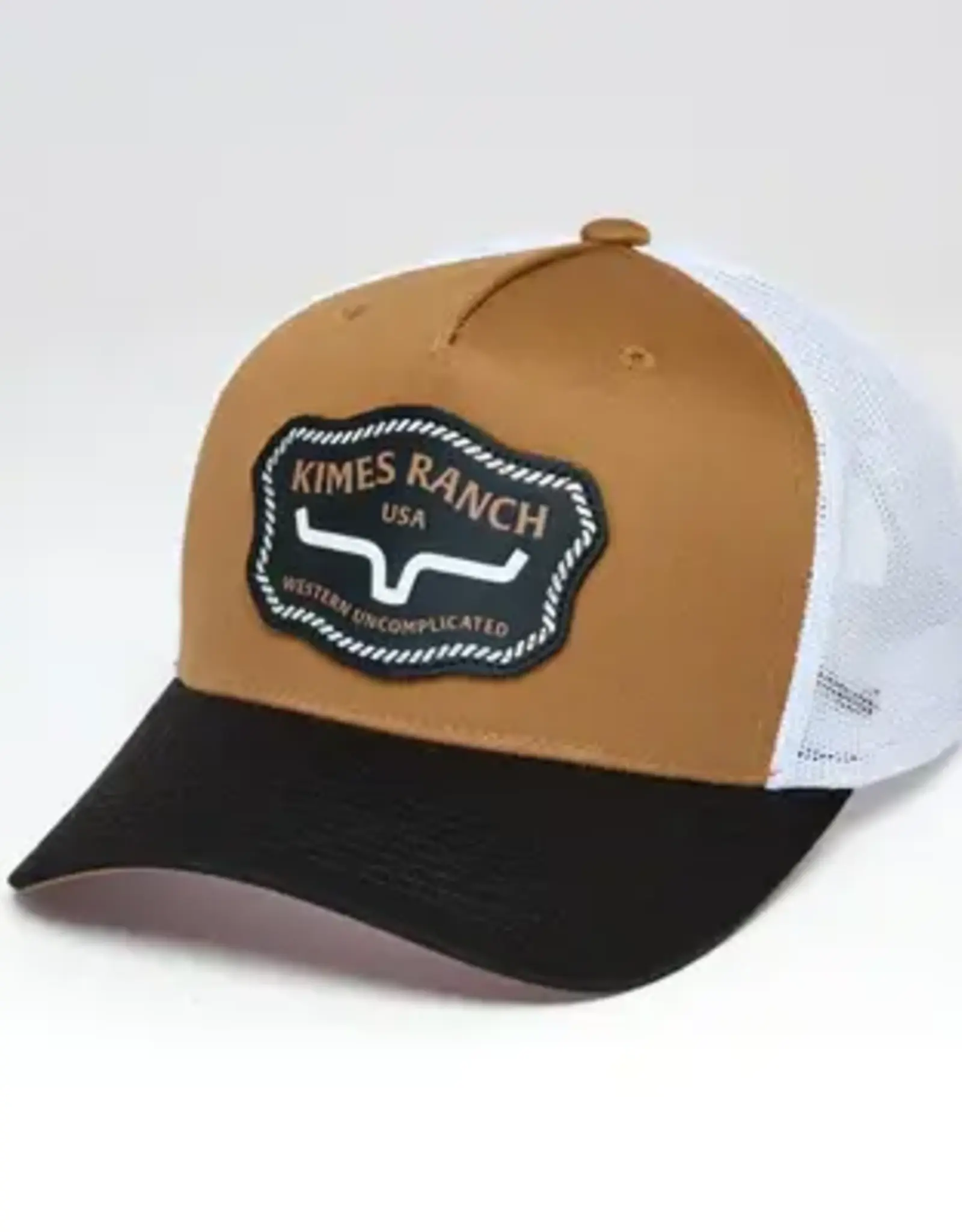 Kimes Ranch Hawkins WW Brown Patch Ball Cap