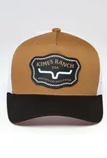 Kimes Ranch Hawkins WW Brown Patch Ball Cap